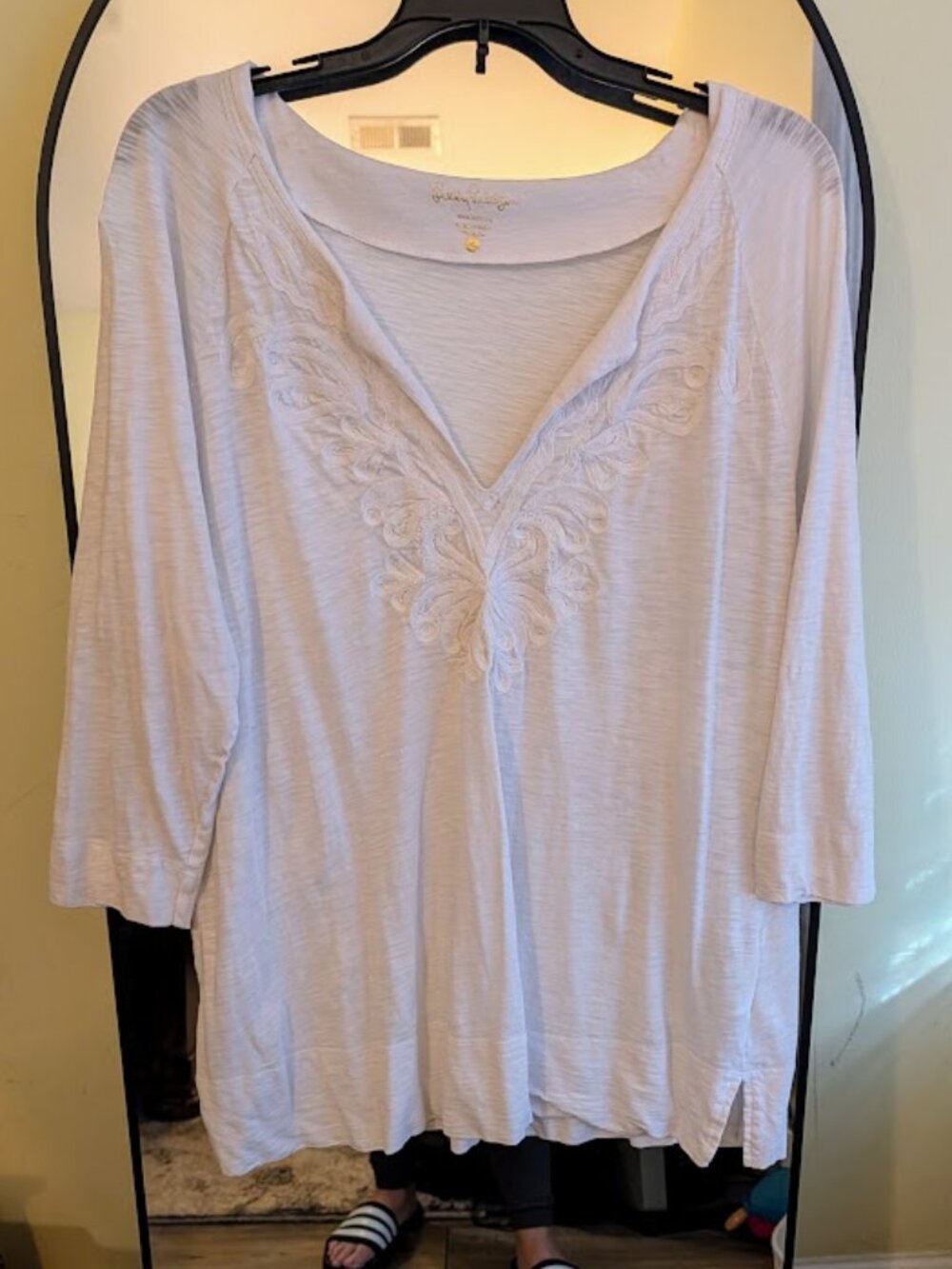 Lilly Pulitzer Thea Embroidered Tunic Top